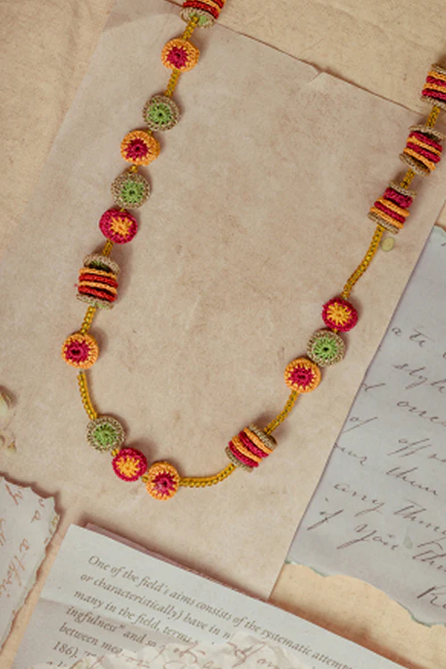 Samoolam Gulnaar Jhilmil - Beads Necklace - Image 2