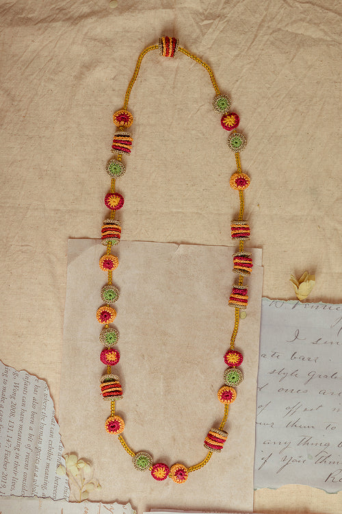 Samoolam Gulnaar Jhilmil - Beads Necklace - Image 4