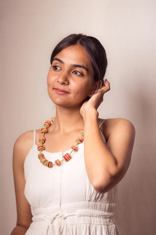 Samoolam Gulnaar Jhilmil - Tikkis Necklace - Image 2