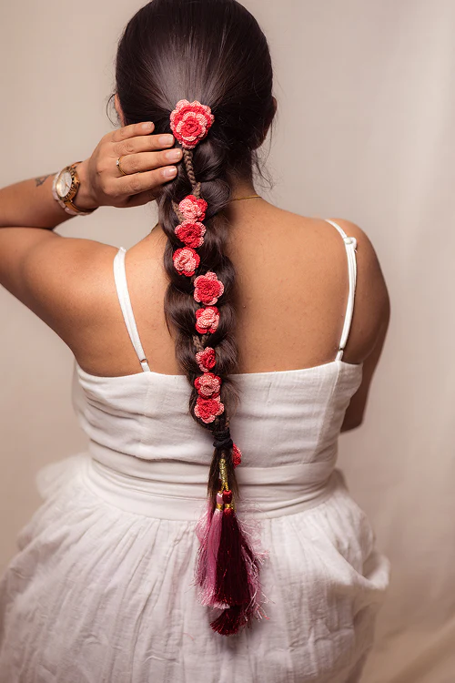 Samoolam Guncha Red - Pink Rosy Parandi