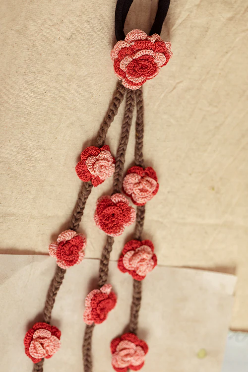 Samoolam Guncha Red - Pink Rosy Parandi - Image 2