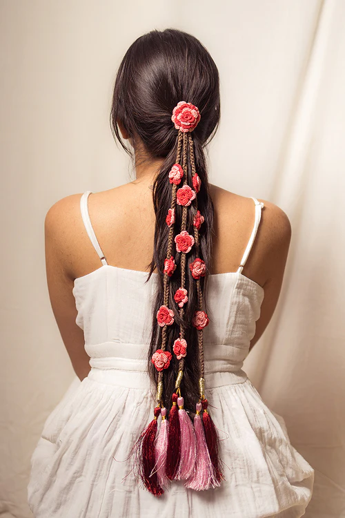 Samoolam Guncha Red - Pink Rosy Parandi - Image 4