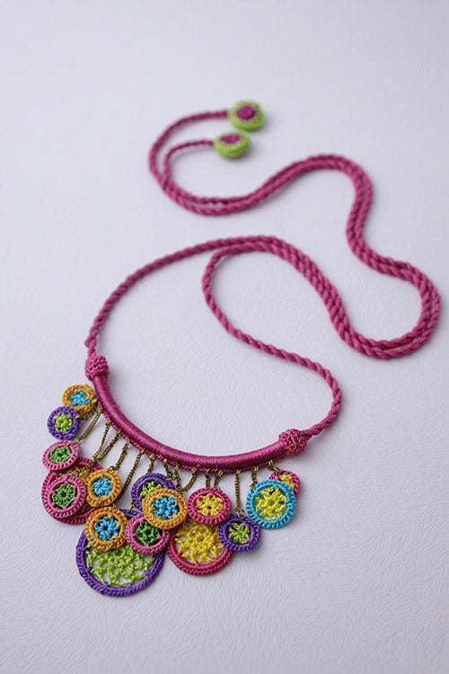 Samoolam Handmade Araa Necklace Multicolour - Image 3