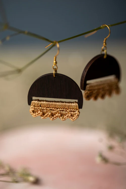 Samoolam Handmade Moon Drop Beige - Image 3