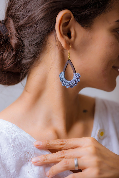 Samoolam Handmade Rain Drop Grey - Image 3
