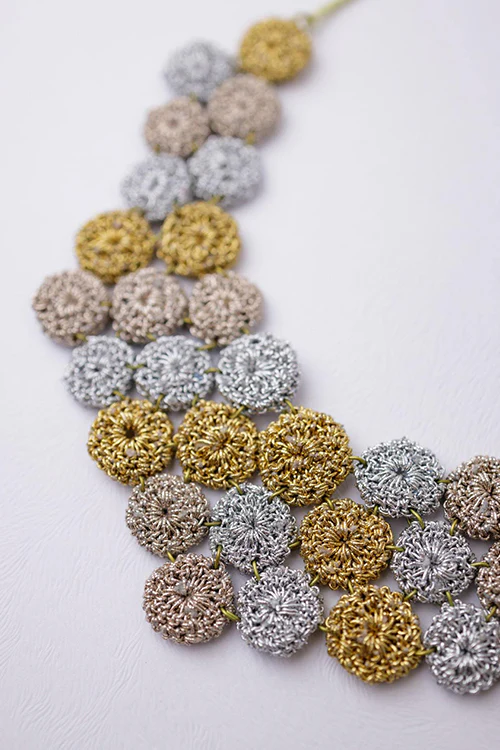 Samoolam Handmade Zuri Necklace ~ Rose Gold - Image 4