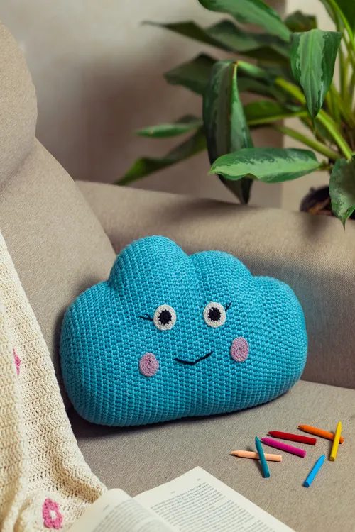 Samoolam Happy clouds cushion - Image 3