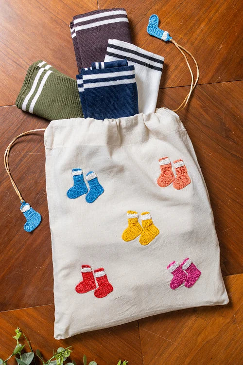 Samoolam Happy Socks Utility Bag - Image 2