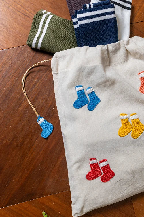 Samoolam Happy Socks Utility Bag - Image 3