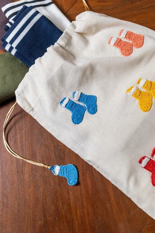 Samoolam Happy Socks Utility Bag - Image 5