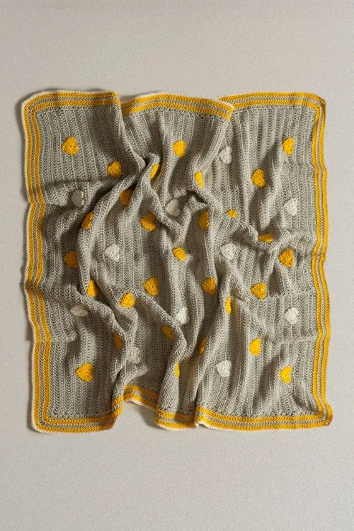 Samoolam Little hearts blanket - Image 2