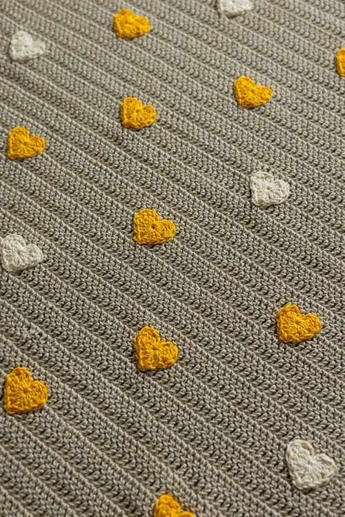 Samoolam Little hearts blanket - Image 3