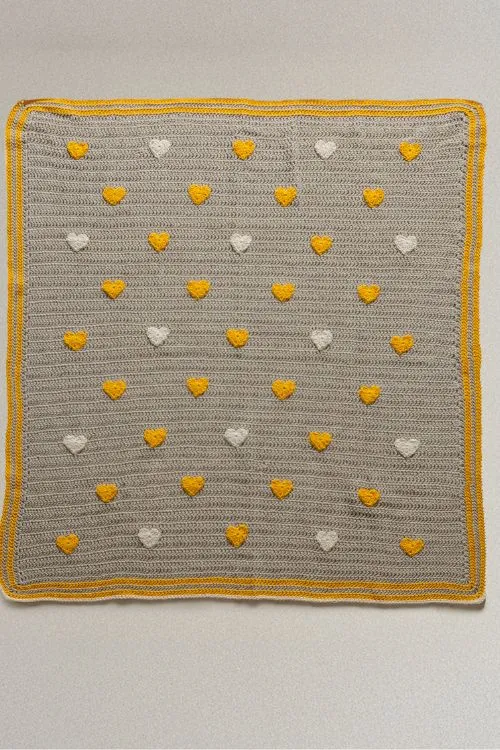 Samoolam Little hearts blanket - Image 5