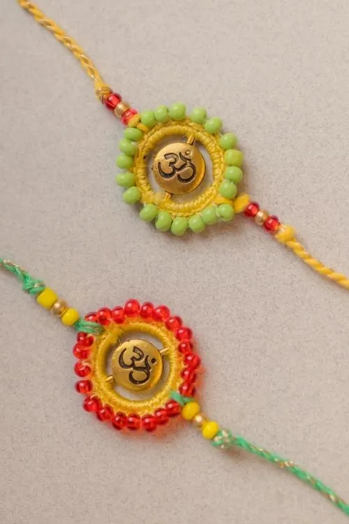 Samoolam Om Aura Crochet Rakhi (Set of 2) - Image 2