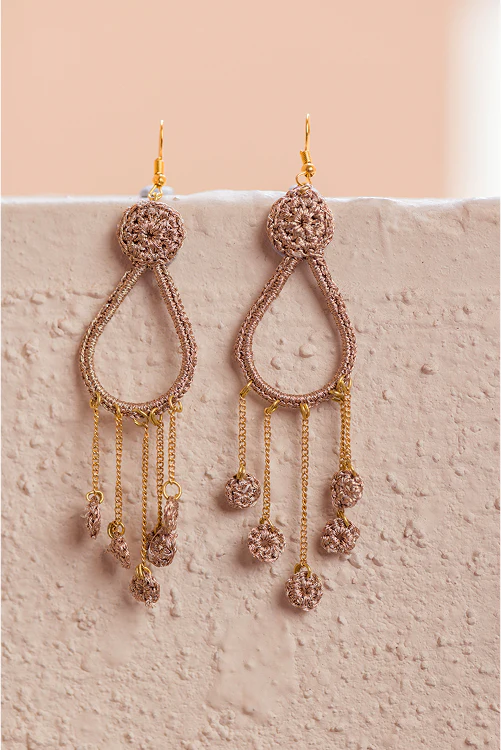 Samoolam Rain Drop Shimmer Earrings - Image 4