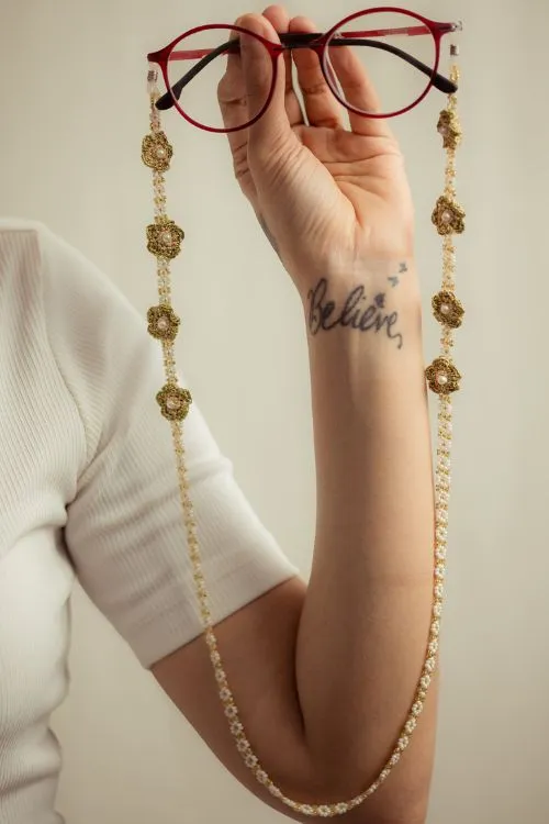 Samoolam Silver Pearl Spec Chain - Image 3