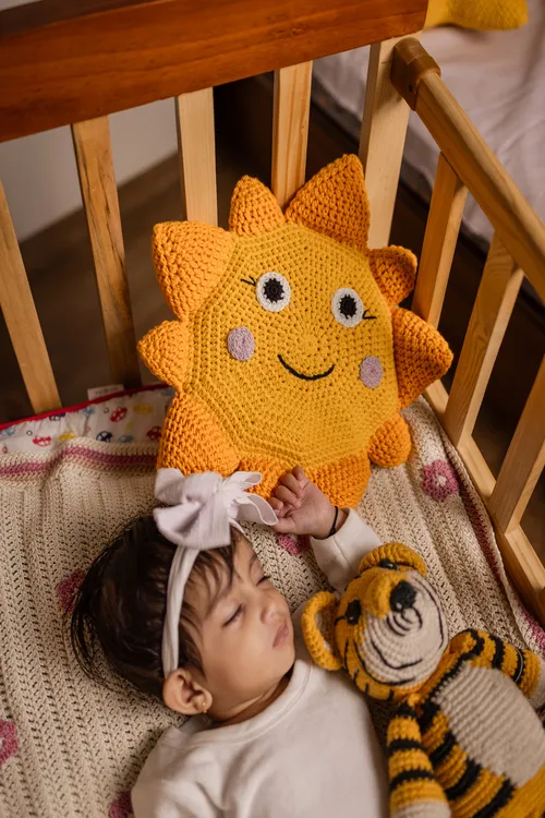 Samoolam Sunny side up cushion - Image 3