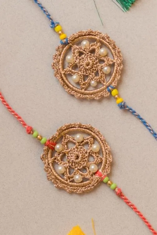 Samoolam Twilight Weave Rakhi (Set of 2) - Image 2