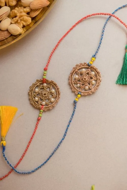 Samoolam Twilight Weave Rakhi (Set of 2) - Image 3