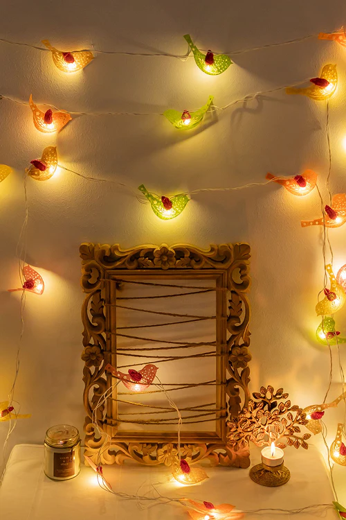 Samoolam Vivid Birdies - Crocheted String Lights - Image 2