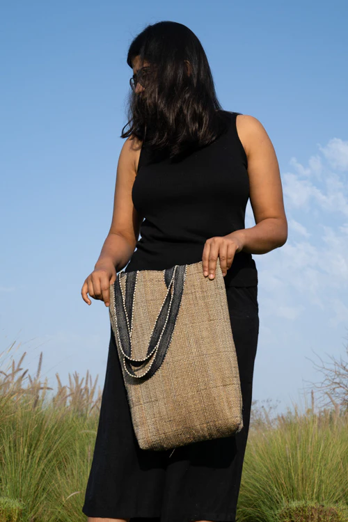 Saral Hand Woven Tote Bag - Image 22