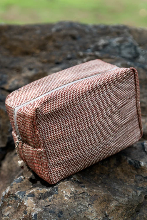 Saral Hand-Woven Wide Pouch - Image 5