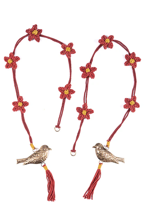 Shalmali Hand-Knotted Toran(Set Of 2) - Image 5