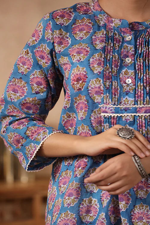 Shuddhi Blue And White Top - Image 7