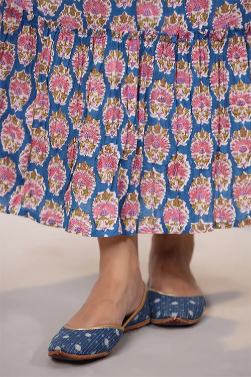 Shuddhi Cobalt Blue Co-Ord Set - Image 7