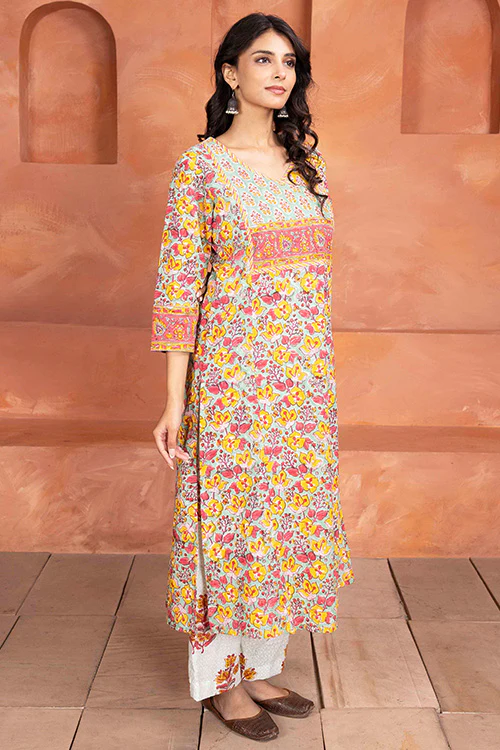 Shuddhi Mint Green 3 Piece Set - Image 4