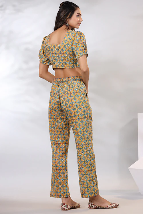 Shuddhi Mustard Co-Ord Set - Image 6