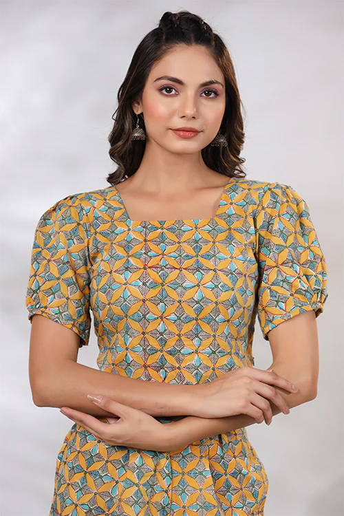 Shuddhi Mustard Co-Ord Set - Image 7