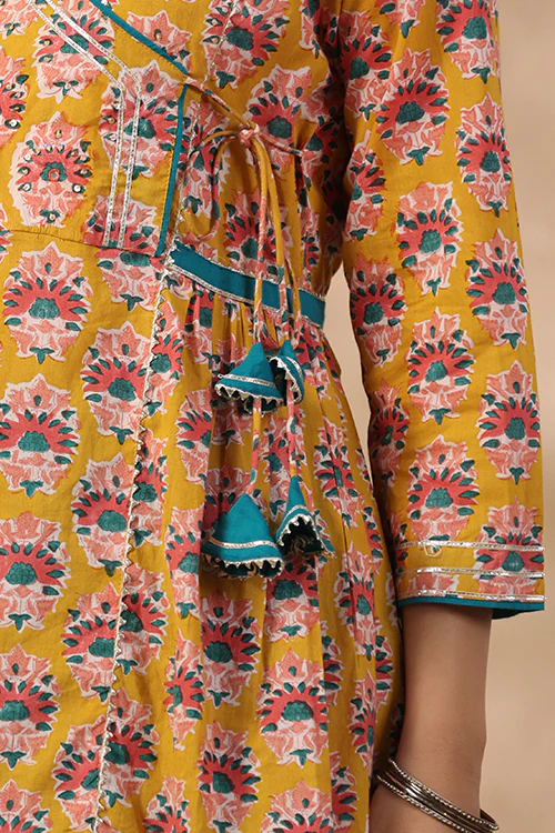 Shuddhi Yellow Gota Top - Image 6
