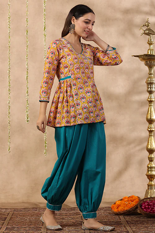 Shuddhi Yellow Gota Top - Image 7