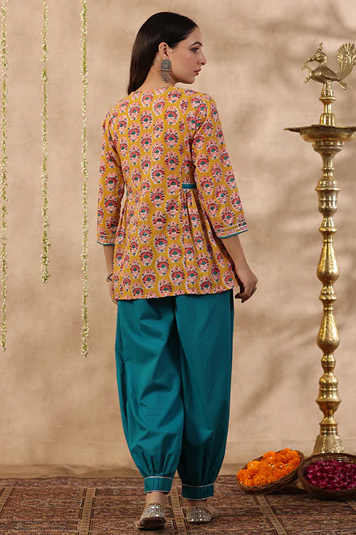 Shuddhi Yellow Gota Top - Image 9