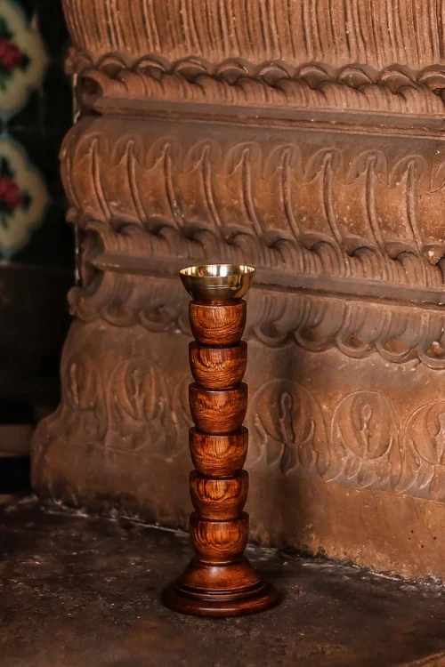 Sirohi Rustic Glow Candlestand - Image 3