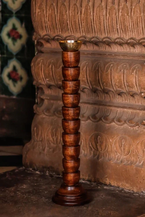Sirohi Rustic Glow Candlestand - Image 4