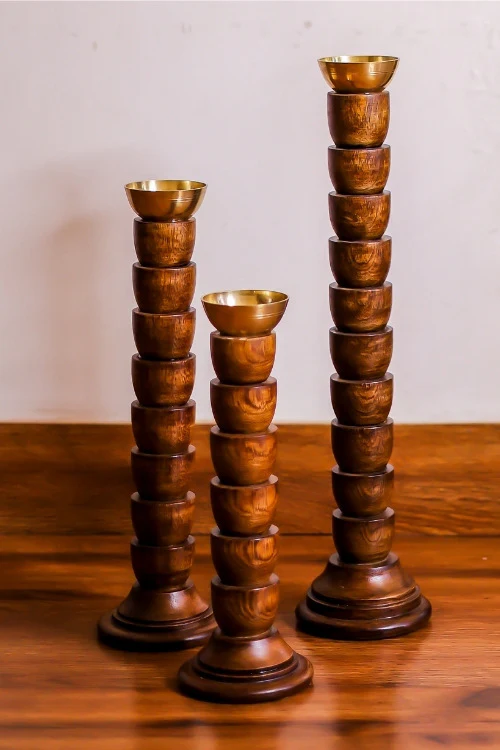 Sirohi Rustic Glow Candlestand - Image 7