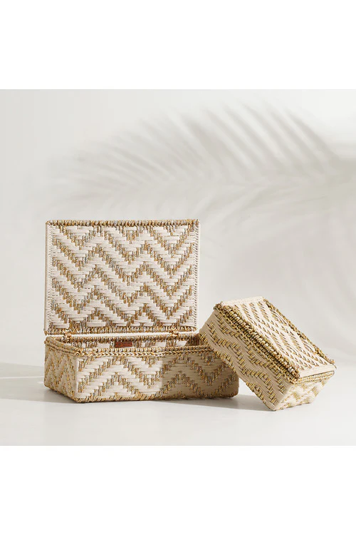 Sirohi Upcycled Plastic & Cotton Trousseau Gifting Combo (Set Of 2) | Gretchen - Image 5