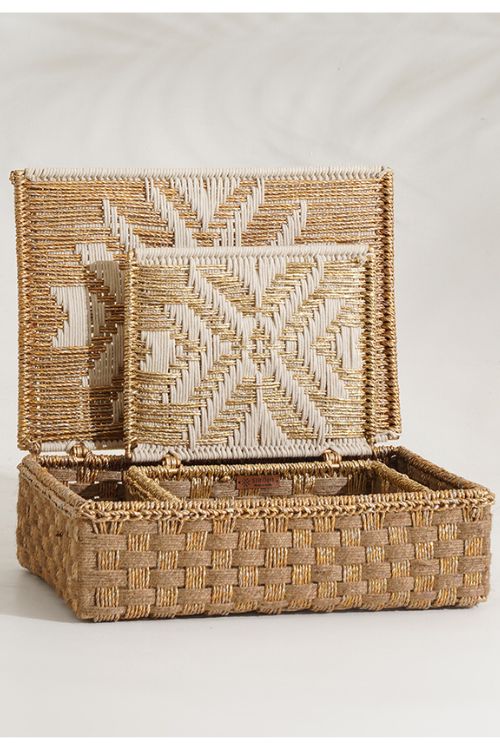 Sirohi Upcycled Plastic & Jute Trousseau Gifting Combo (Set Of 2) | Mae - Image 2