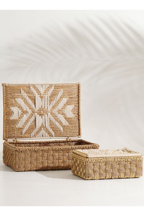 Sirohi Upcycled Plastic & Jute Trousseau Gifting Combo (Set Of 2) | Mae - Image 3