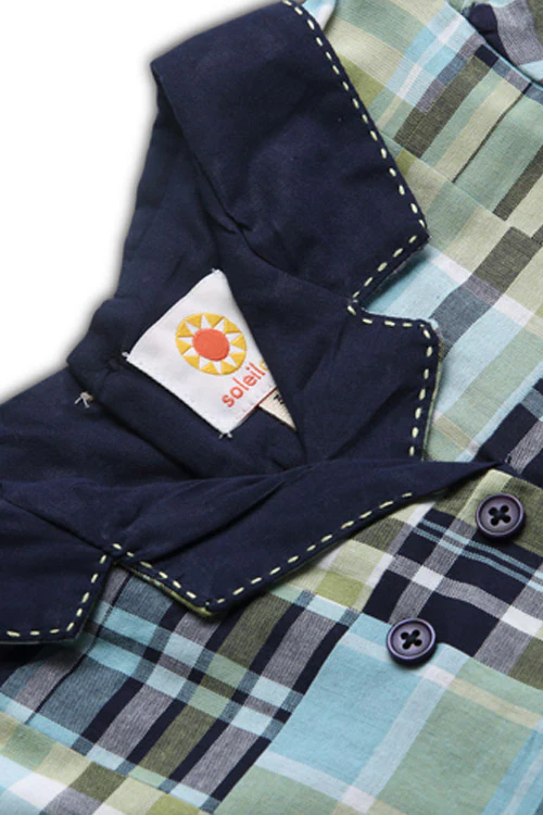 Soleilclo "Chic & Charming" Lapel Collar Cotton Dress - Image 3
