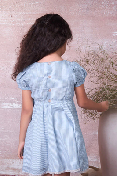 Soleilclo "Crossover" Hand Embroidered Cotton Dress - Image 5