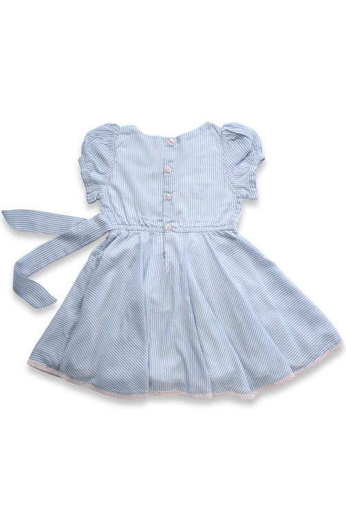 Soleilclo "Crossover" Hand Embroidered Cotton Dress - Image 7