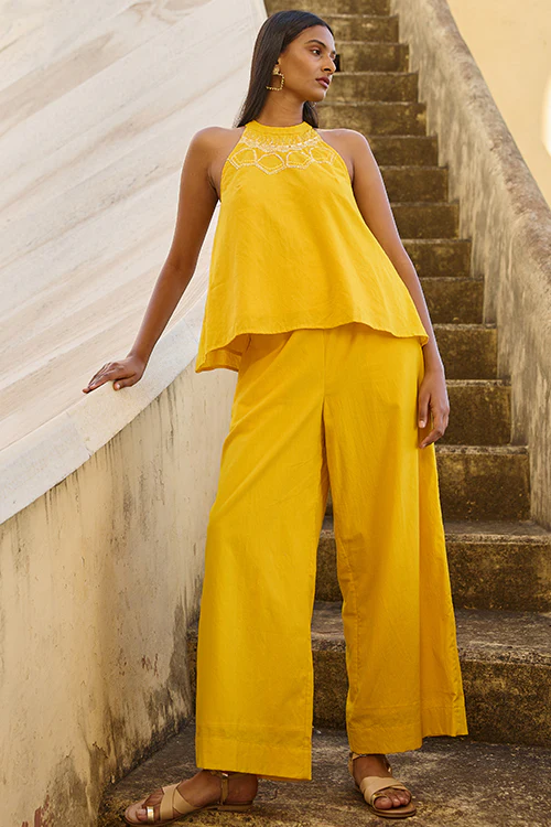 Okhai "Sona" Pure Cotton High-waisted Pants - Image 2