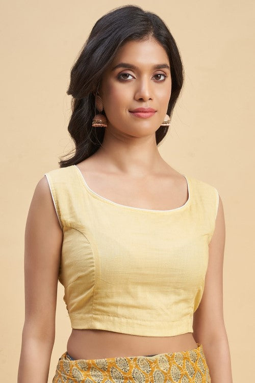 Sooti Syahi "Excelsa " Handblock Print Mul Cotton Saree - Image 6