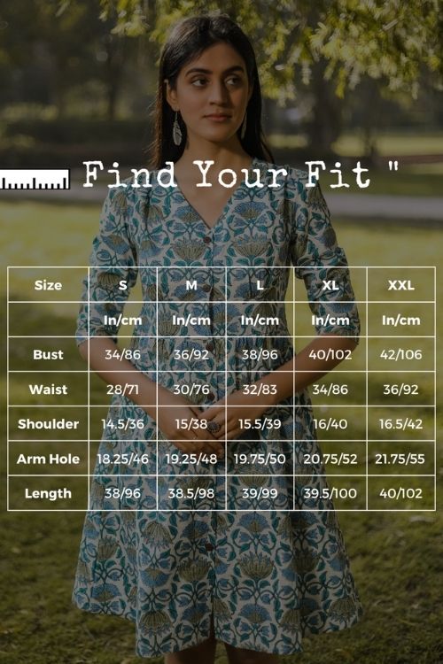 Sootisyahi 'Lotus in the lake' Azofree Handblock Printed Pure Cotton Dress - Image 2