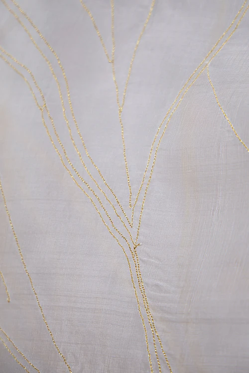 Okhai "Sparkle" Mukaish and Khaat bharat work Kurta Pant set - Image 7