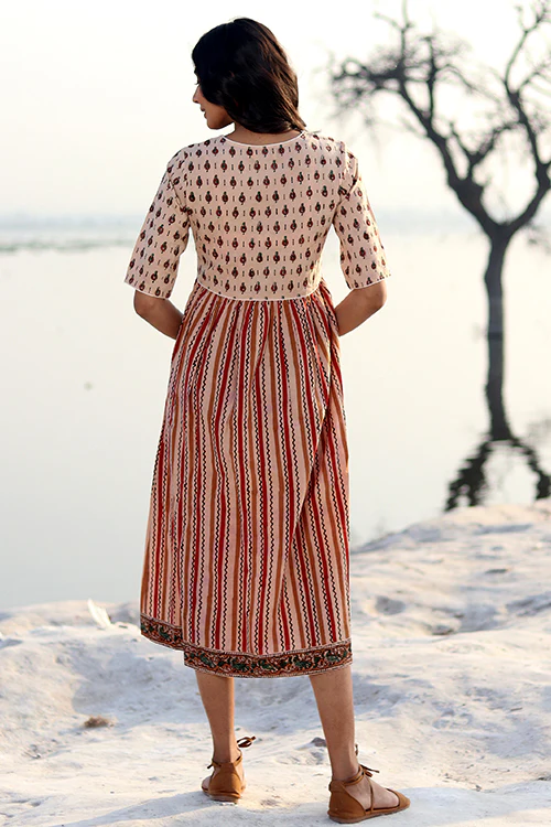 Sootisyahi 'Stripe Garden' Cotton Dress - Image 4