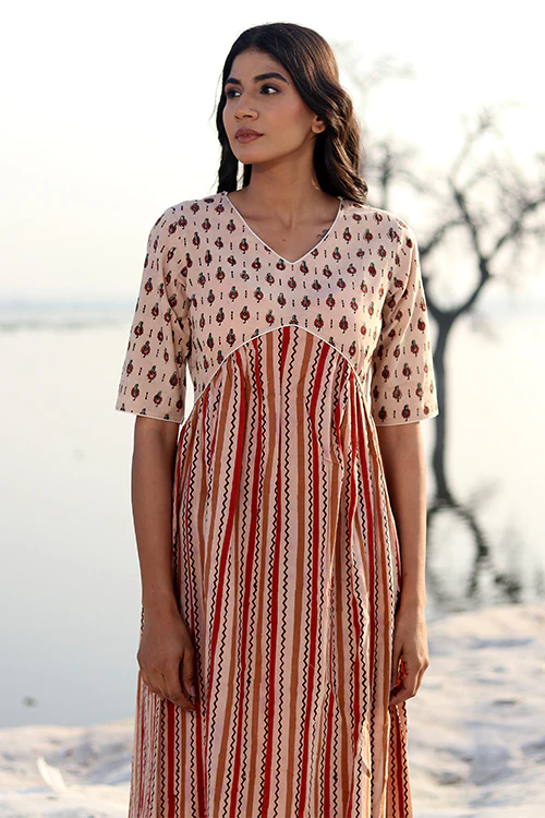 Sootisyahi 'Stripe Garden' Cotton Dress - Image 5